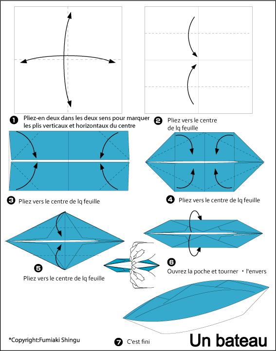  Origami Boat That Floats Origami Canoe Paper Boat Easy Origami Boat