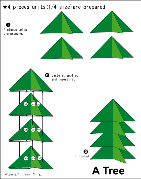 Kerstboom kleur of zwart-wit christmas craft Colorful christmas tree, Holiday ch